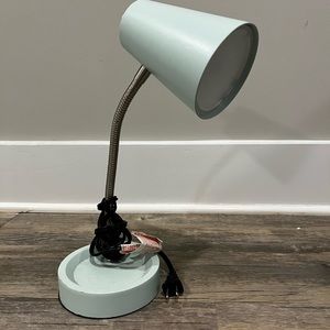 Teal desk lamp